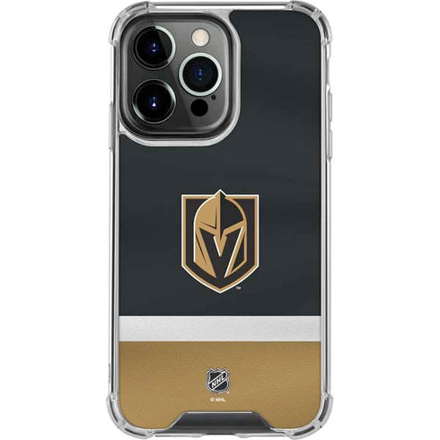 NHL Vegas Golden Knights Jersey iPhone 16 Pro Clear Case